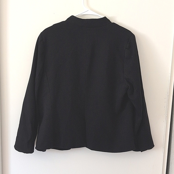 J. Crew Womens Small Blazer Jacket Sport Coat Black Classic Preppy Office City - Picture 6 of 8